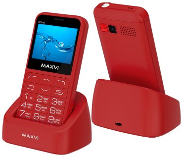 Мобильный телефон MAXVI B231DS красный