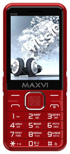 Мобильный телефон MAXVI P110 красный купить,NaN