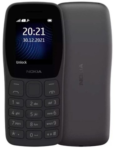 Мобильный телефон Nokia 105 2022 DS черный