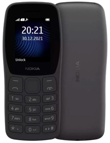 Мобильный телефон Nokia 105 2022 DS черный