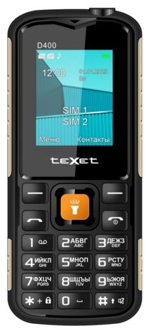 Мобильный телефон TeXet TM-D400 черный купить,NaN