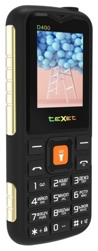 Мобильный телефон TeXet TM-D400 черный