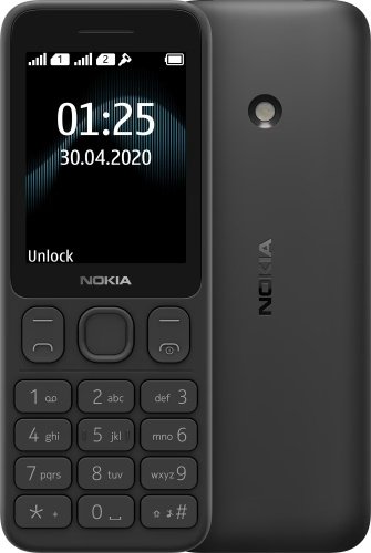 Мобильный телефон Nokia 125 DS черный купить,NaN