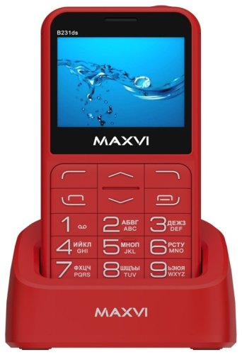 Мобильный телефон MAXVI B231DS красный - ForteMarket Мобильный телефон MAXVI B231DS красный купить,0