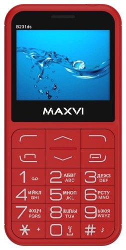 Мобильный телефон MAXVI B231DS красный - ForteMarket Мобильный телефон MAXVI B231DS красный купить,0
