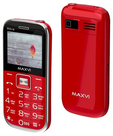 Мобильный телефон MAXVI B6ds up красный купить,NaN