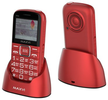 Мобильный телефон MAXVI B5ds красный купить,NaN