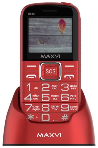 Мобильный телефон MAXVI B5ds красный