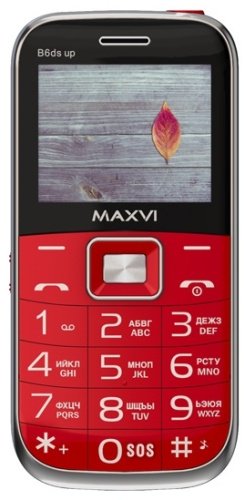 Мобильный телефон MAXVI B6ds up красный купить,0