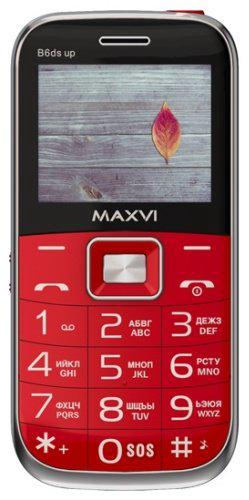 Мобильный телефон MAXVI B6ds up красный купить,NaN