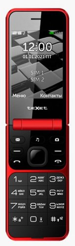 Мобильный телефон teXet TM-405 красный