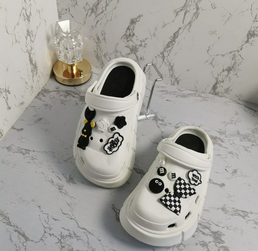 Шлепанцы Style белый, золотой