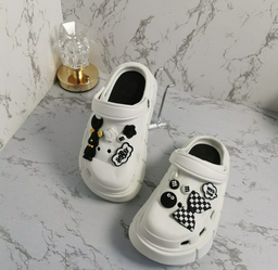 Шлепанцы Style белый, золотой