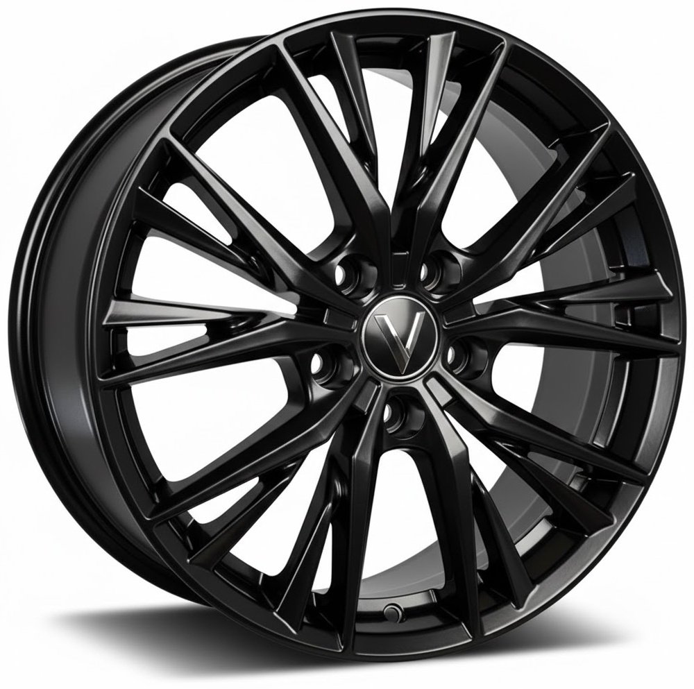 Вектор B210 7x17/5x114.3 D60.1 ET39 4 диска черный купить,NaN