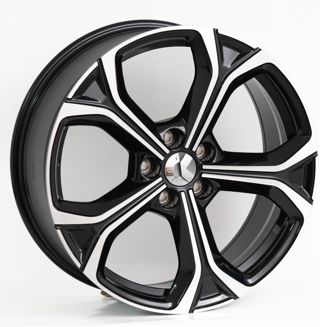 Kipardo H3291F 8.5x20/5x120 D62.5 ET43 4 диска черный, белый купить,NaN