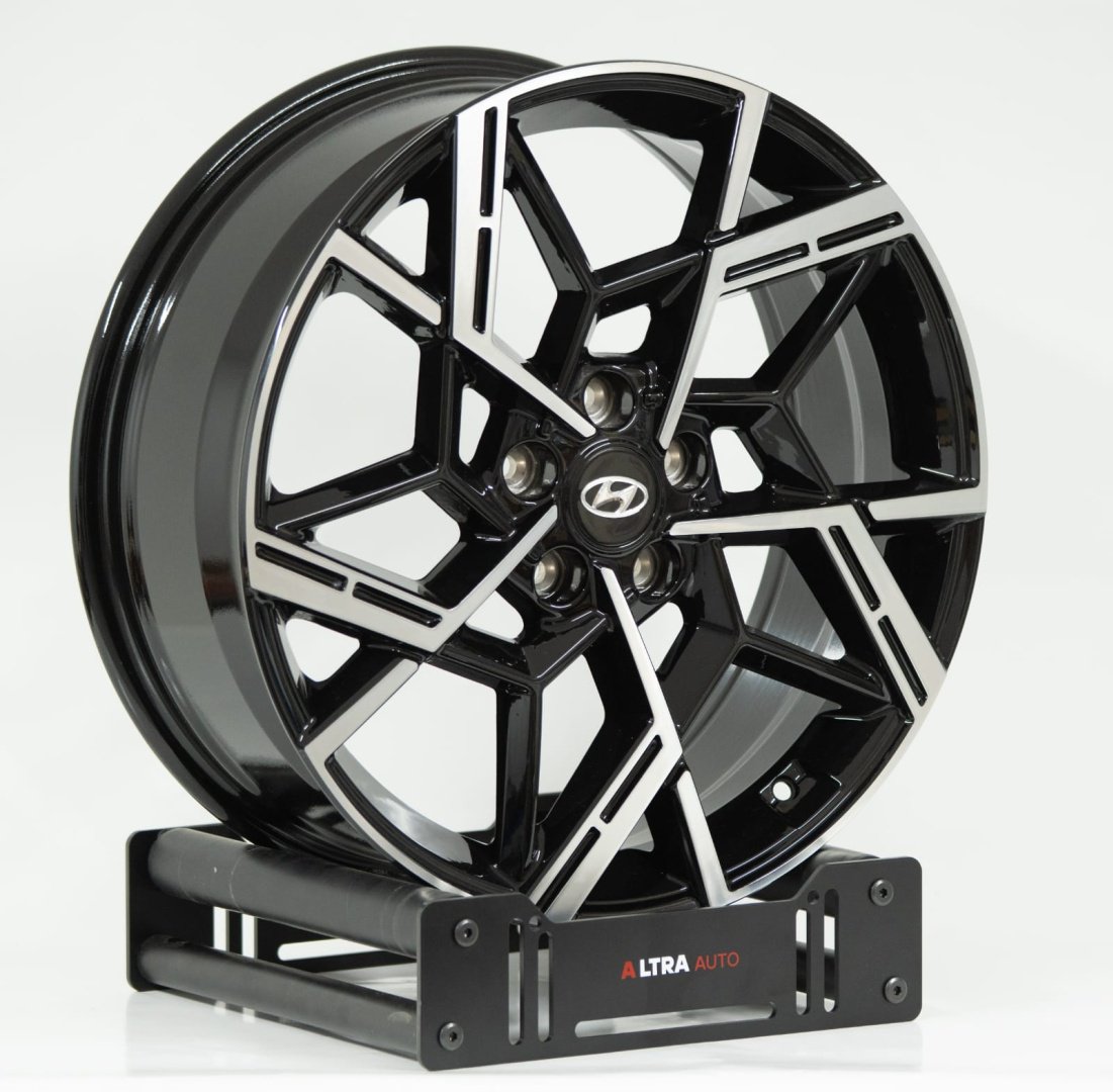 Kipardo H3603F 7.5x19/5x114.3 D67.1 ET51 4 диска черный, серебристый купить,NaN