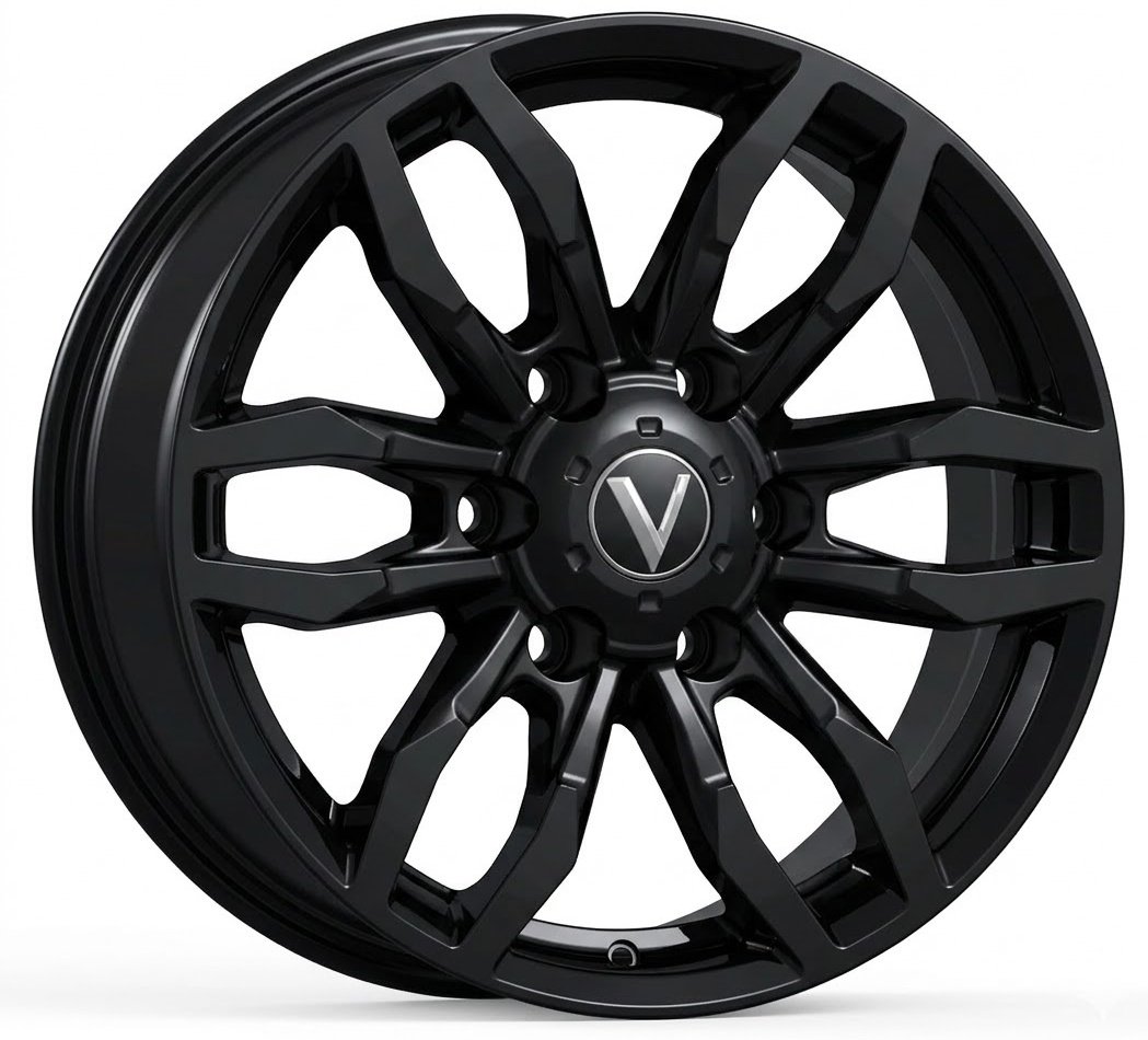 Вектор B228 7.5x17/6x139.7 D67.1 ET38 4 диска черный купить,NaN