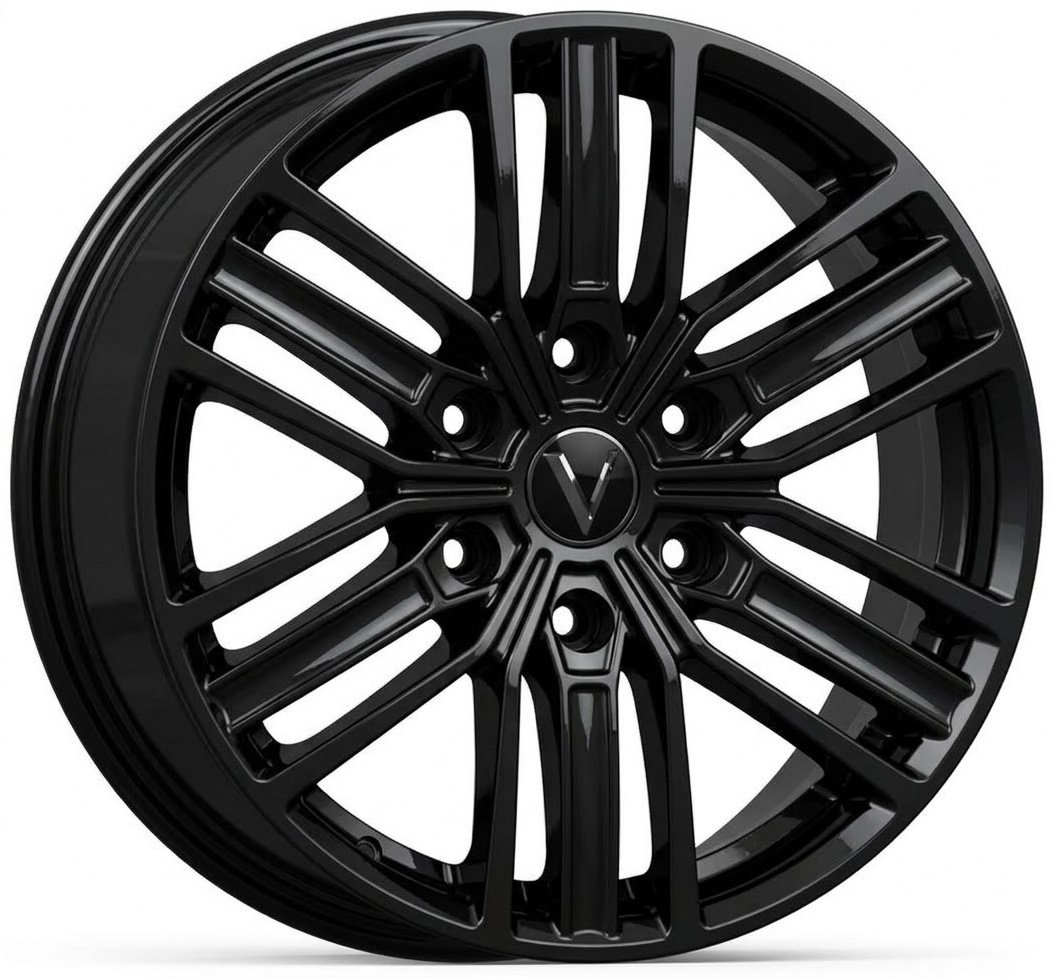 Вектор B218 7.5x18/6x139.7 D106.1 ET25 4 диска черный купить,NaN