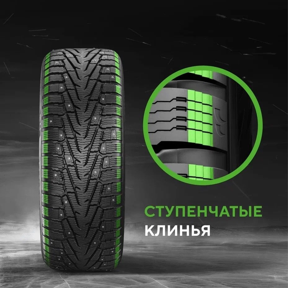Ikon Tyres (Nokian) Character Ice 7 SUV 265/70 R17 115 T с шипами купить,NaN