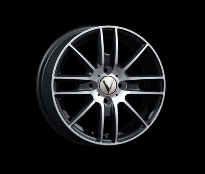 Вектор K173 5.5x14/4x108 D63.35 ET45 4 диска черный, серебристый купить,NaN