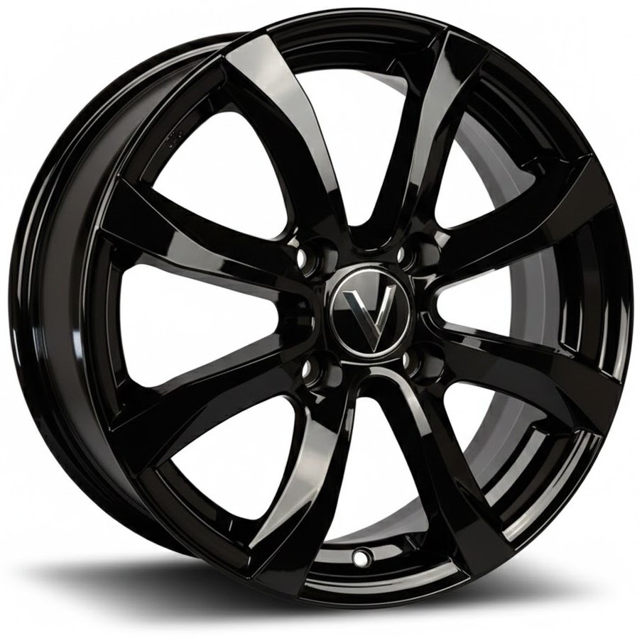Вектор К110 6x15/4x100 D56.6 ET38 4 диска черный купить,NaN