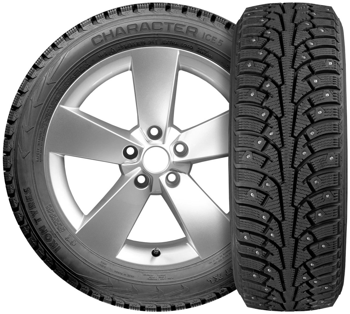 Ikon Tyres (Nokian) Character Ice 5 SUV 205/70 R15 100 T без шипов купить,NaN