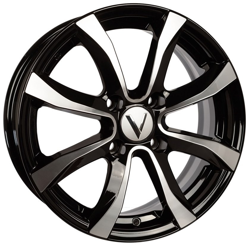 K-7 K-110 6x15/4x108 D63.35 ET45 4 диска серебристый, черный купить,NaN
