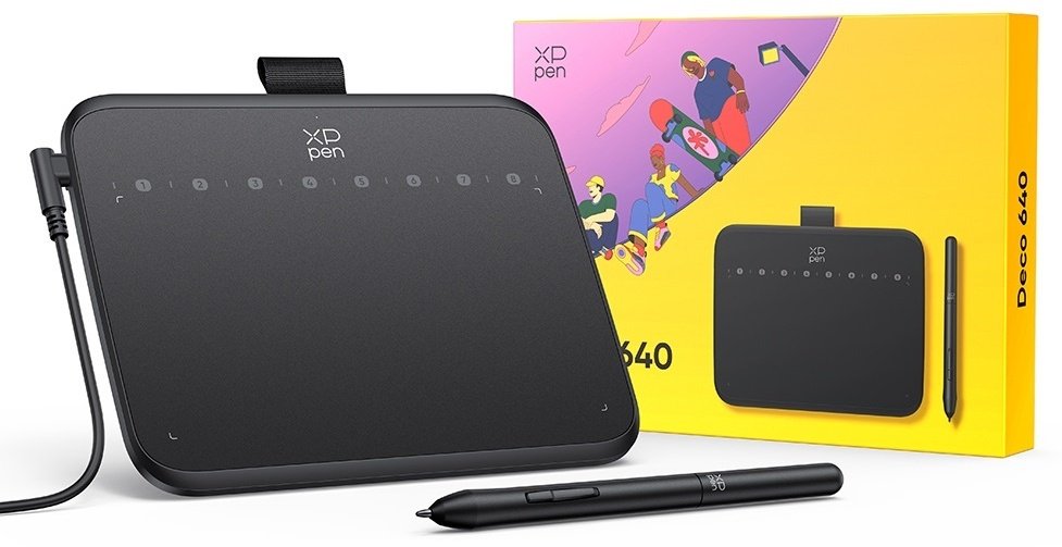 Графический планшет XP-PEN Deco 640 черный купить,NaN