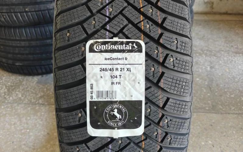 Continental 245/45R21 IceContact 8 245/45 R21 104 T с шипами купить,NaN