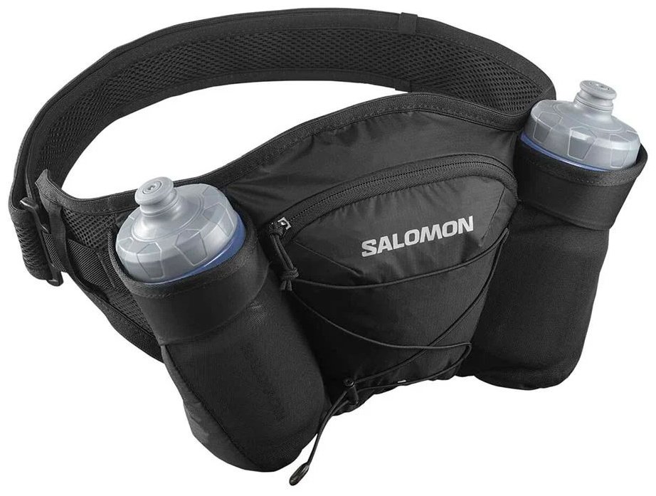 Сумка поясная Salomon полиэстер черный купить,NaN