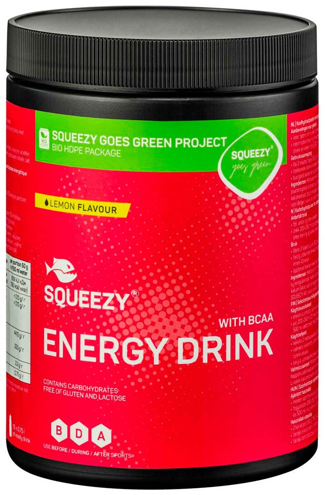 SQUEEZY изотоник ENERGY DRINK LEMON BCAA Lemon 650 г