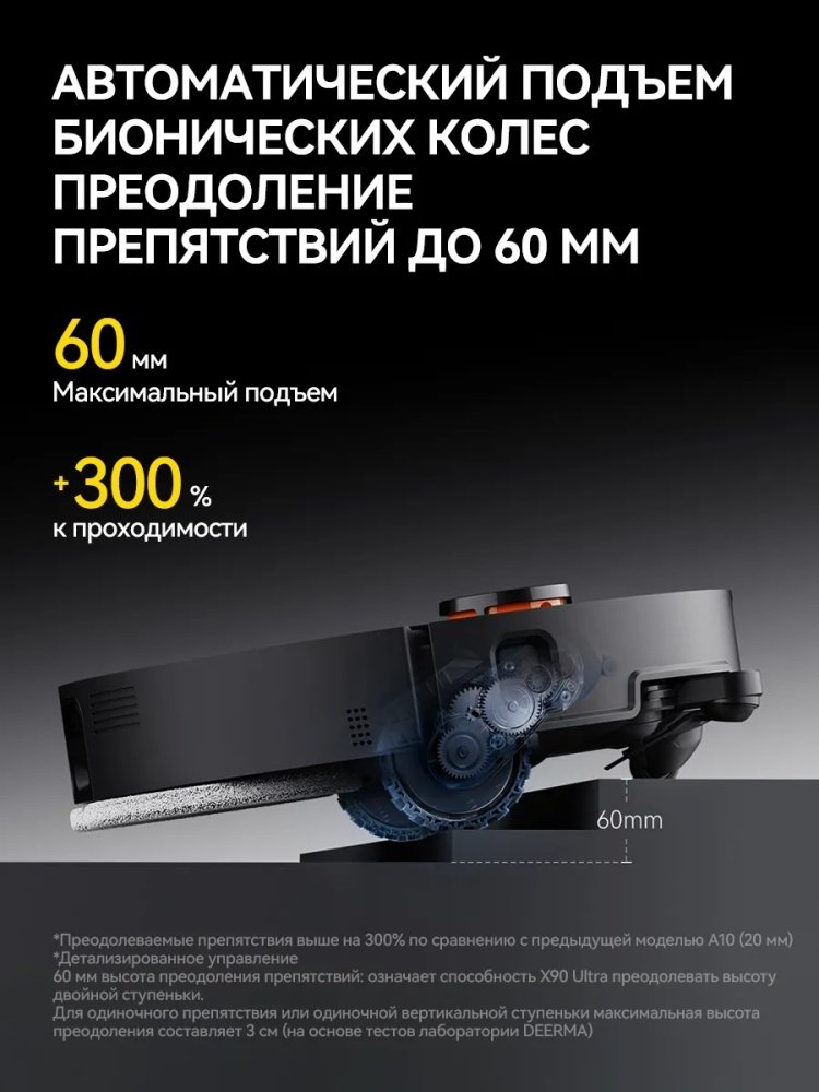 Робот-пылесос Deerma X90 Ultra черный купить,NaN