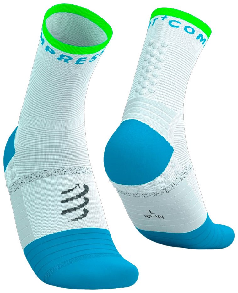 Спортивные носки Compressport 1 пара синий, белый, зеленый T4 (45-48)