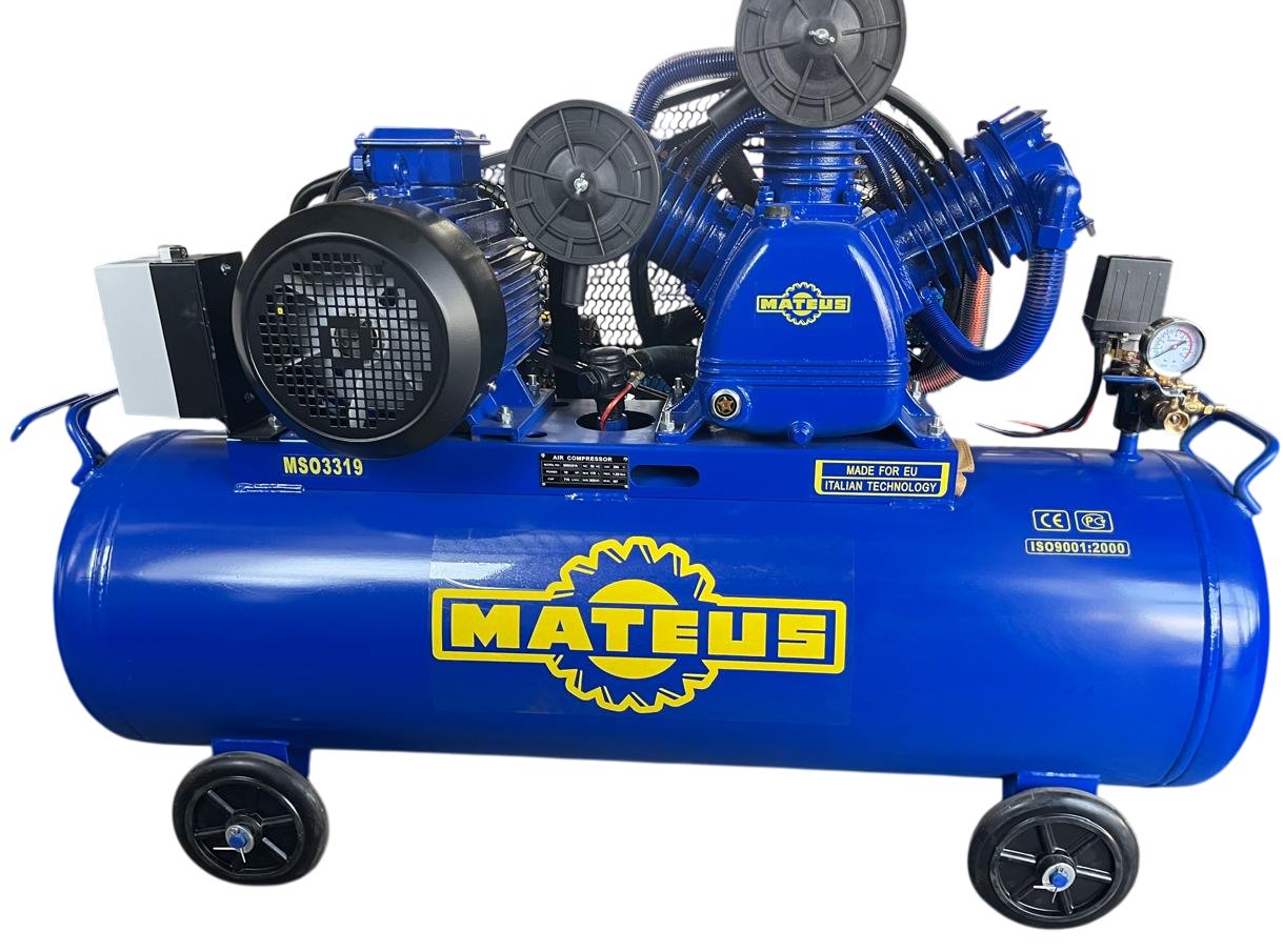 Компрессор масляный Mateus Компрессор Mateus MS03319 (YW-0.9/12.5BAR), 12.5 бар купить,NaN