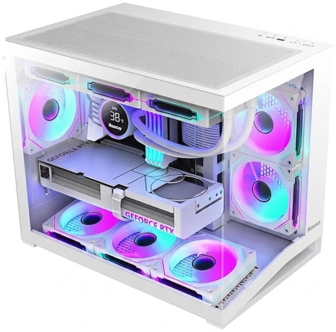 Корпус HuntKey S960 V2 StormX W белый купить,NaN