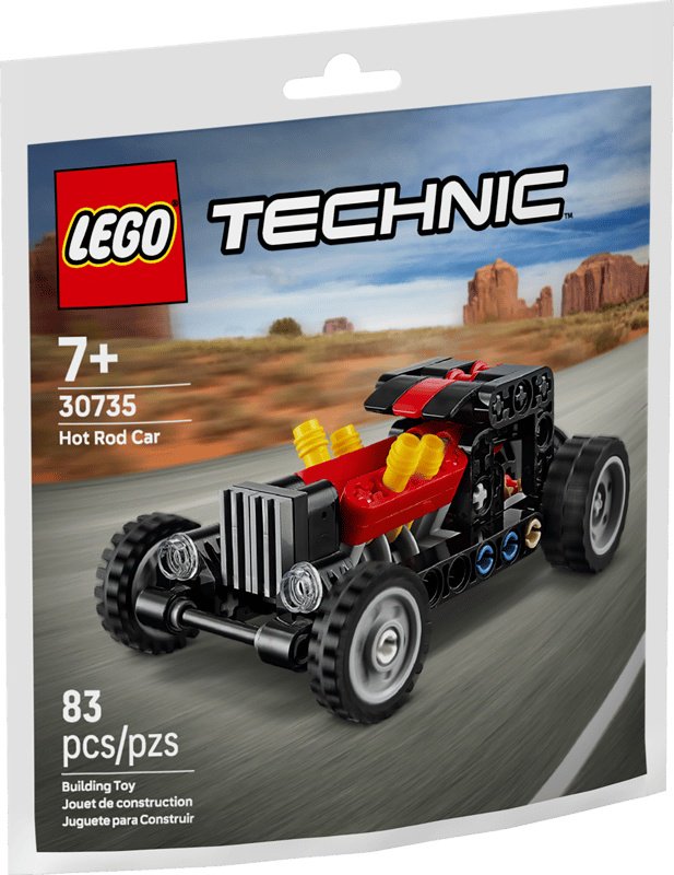 Конструктор LEGO Technic Гоночный хот-род 30735, деталей 83 шт