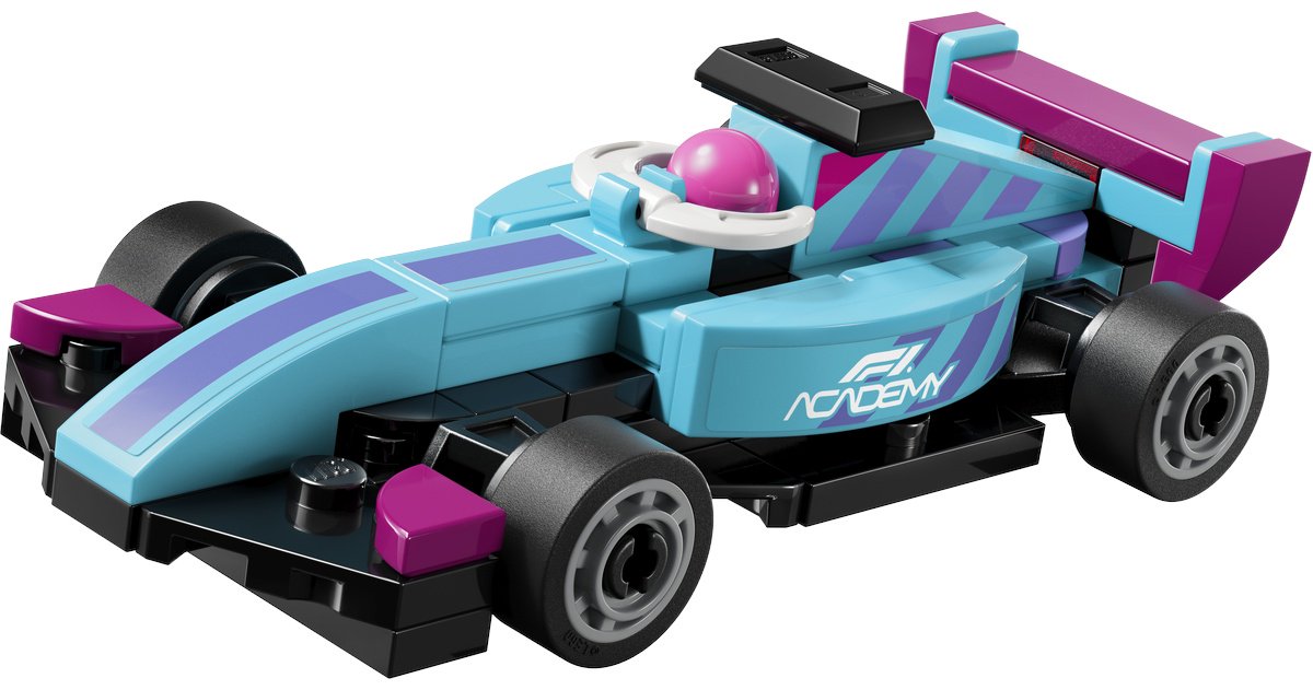 Конструктор LEGO Мини-машинка F1 ACADEMY 30734, деталей 58 шт