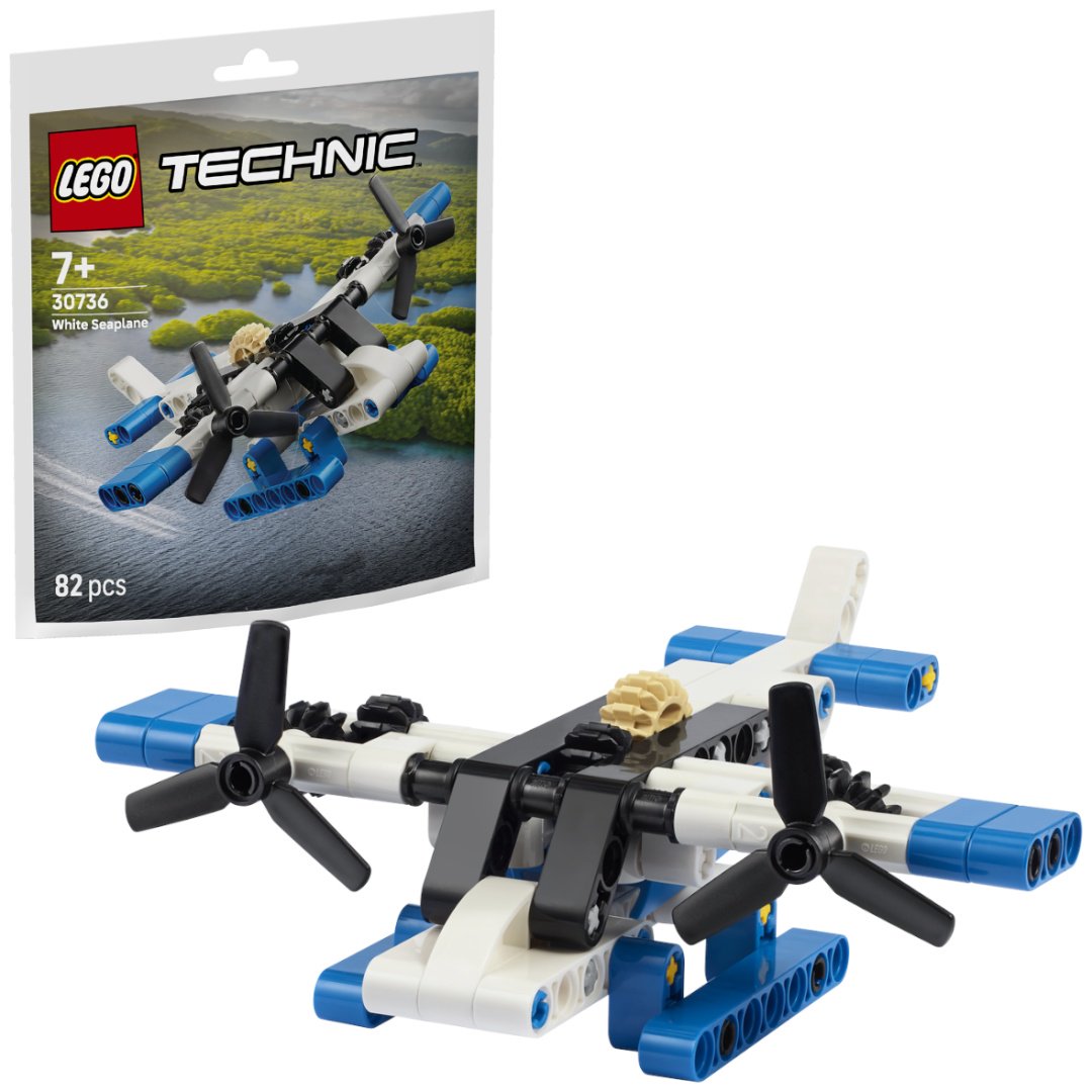 Конструктор LEGO Белый гидросамолет 30736, деталей 82 шт купить,NaN