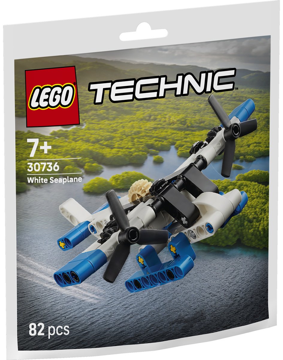 Конструктор LEGO Белый гидросамолет 30736, деталей 82 шт купить,NaN