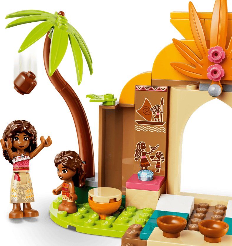 Конструктор LEGO Disney Деревенский дом и лодка Моаны 43282, деталей 85 шт