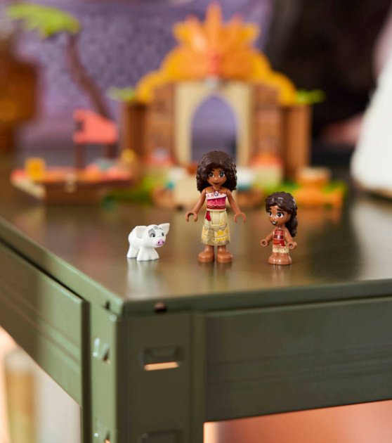 Конструктор LEGO Disney Деревенский дом и лодка Моаны 43282, деталей 85 шт купить,15135