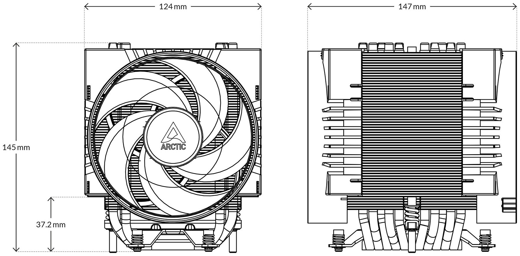 Кулер для процессора Arctic Freezer 4U-SP5 купить,38968