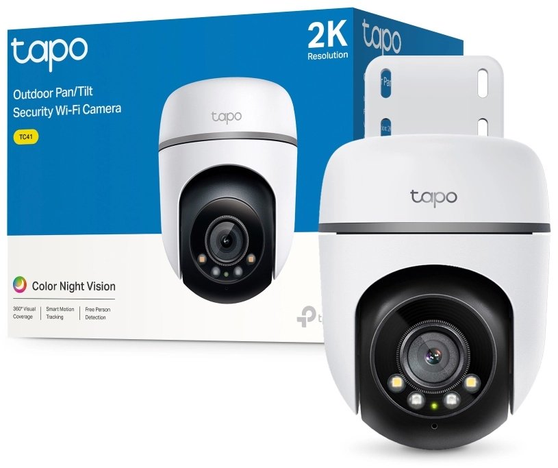 Tapo камера видеонаблюдения TC41(EU), 2MP, расширение 2304x1296 купить,NaN