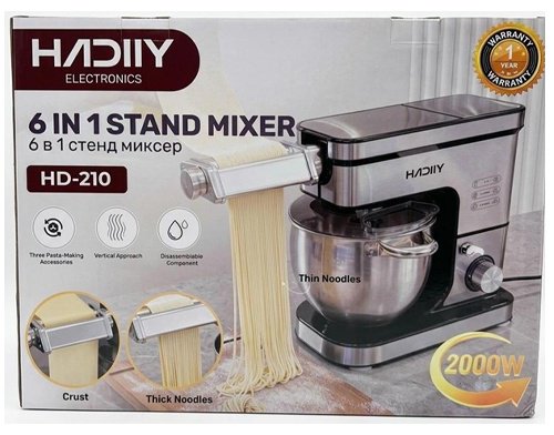 Миксер HADIIY HD-210 серебристый купить,NaN