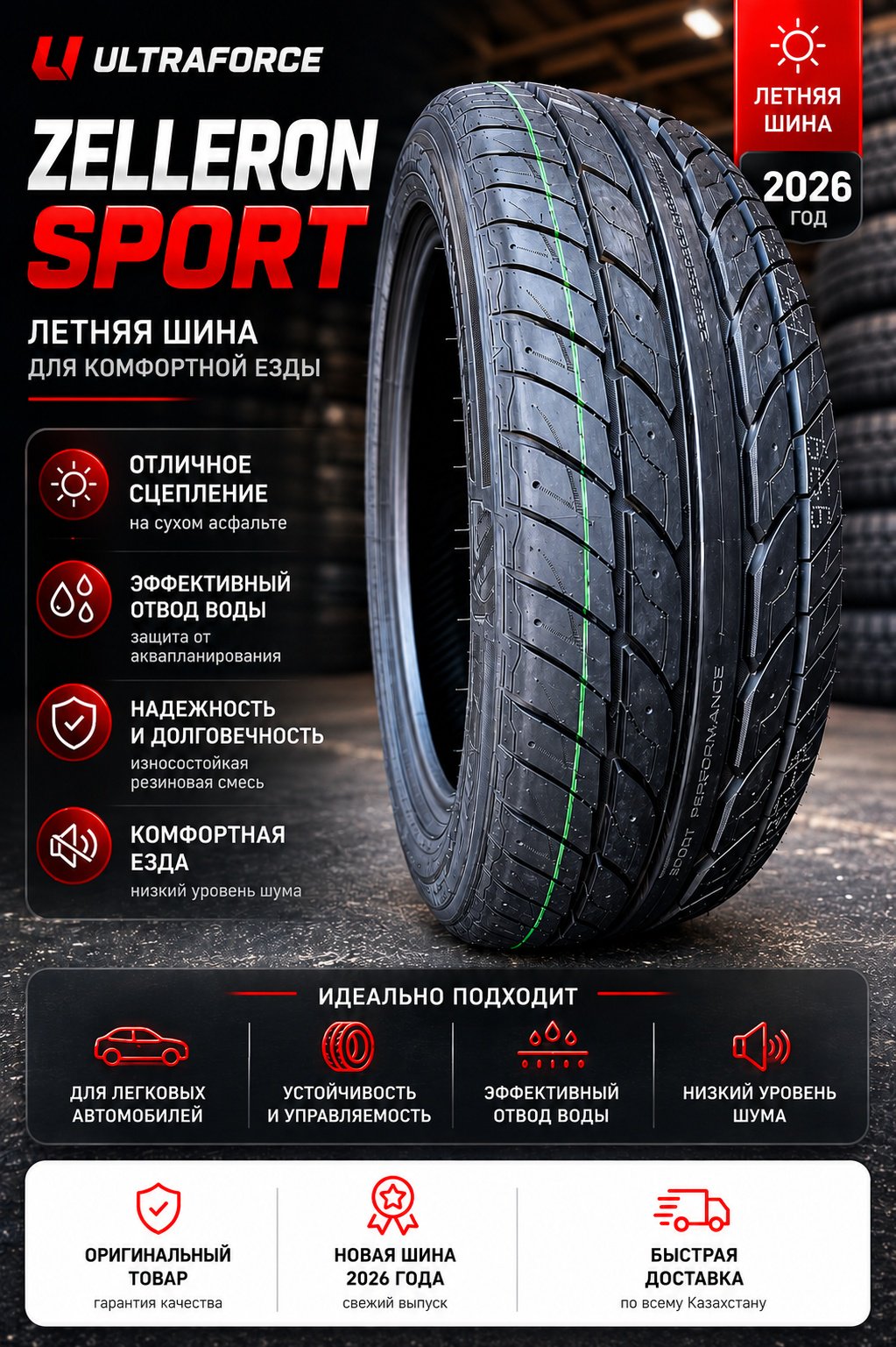 Ultraforce ZELLERON SPORT 185/65 R14 86 H без шипов купить,NaN