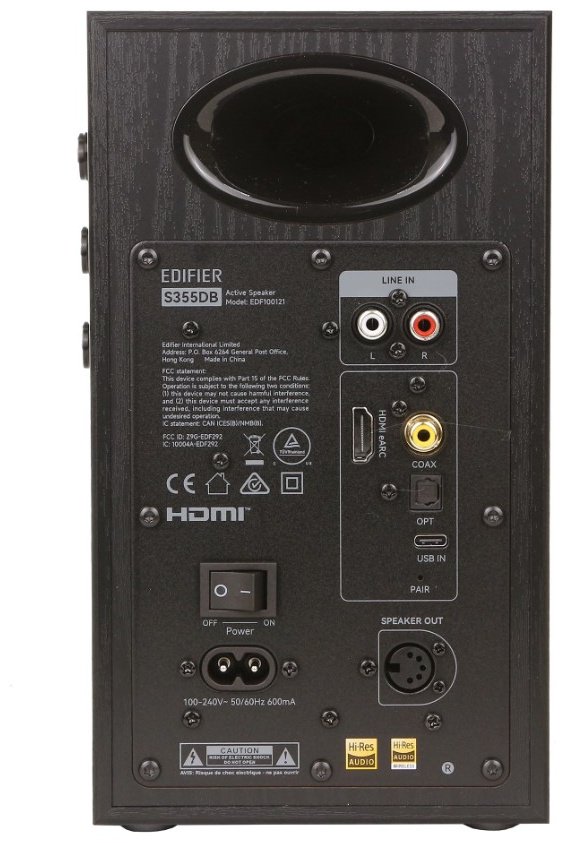 Компьютерные колонки Edifier S355DB черный купить,NaN
