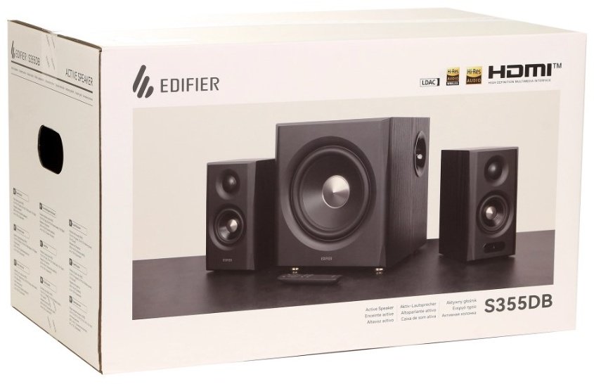 Компьютерные колонки Edifier S355DB черный купить,NaN