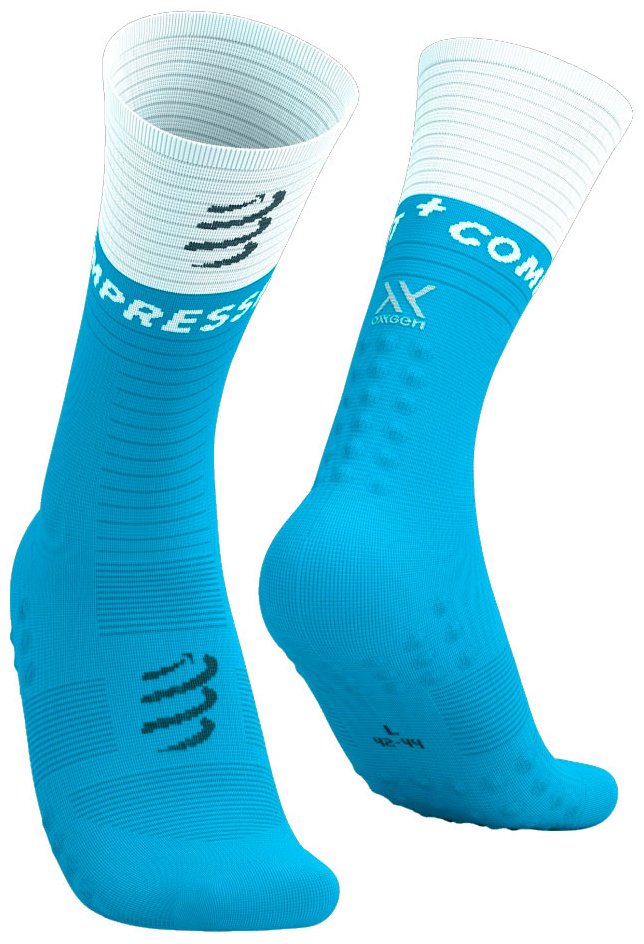Спортивные носки Compressport 1 пара синий, белый T4 (45-48)