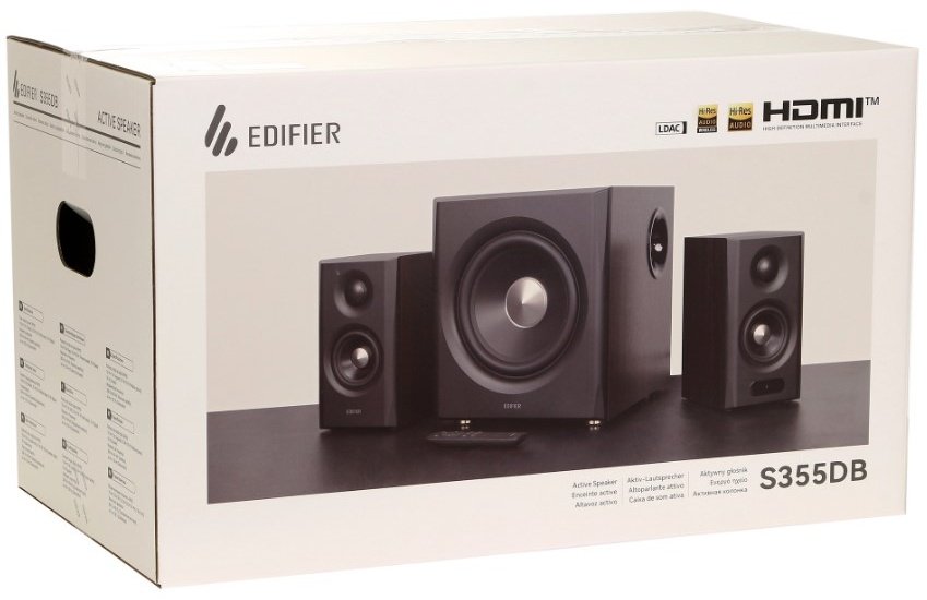 Компьютерные колонки Edifier S355DB коричневый купить,NaN