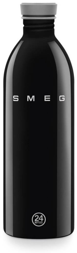 Бутылка Smeg 1 л черный, винтовая, нержавеющая сталь купить,NaN